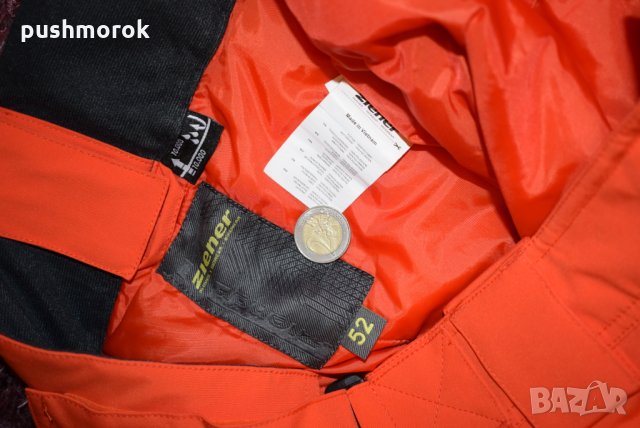 Ziener Telmo Ski Pant Men orange spice Sz 52, снимка 7 - Спортни дрехи, екипи - 31034493