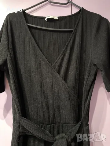 Черен дамски гащеризон , снимка 6 - Гащеризони - 49958724