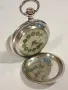 швейцарски сребърен джобен часовник Postala patent уникат, снимка 2