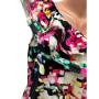 Елегантна рокля H&M размер XL шарена едно рамо, снимка 3