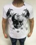 Мъжка тениска Philipp Plein White Skulls !!!