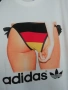 Adidas Originals German Flag Panties 40 years Trefoil оригинална мъжка тениска памучна бяла Германия, снимка 4
