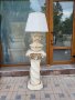 Красива барокова колона с лампа 095