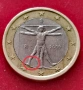 1Евро Италия-2009г със лек дефект, снимка 1