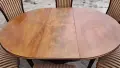 Комплект маса и шест стола масив, снимка 3
