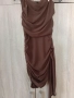 Нова елегантна рокля в кафяво, снимка 3