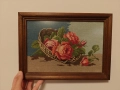 Гоблен с рози 31х22 см., снимка 3