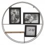 Рамка за снимки Метална кръгла етажерка (3 позиции) 41см, снимка 1 - Декорация за дома - 35369729
