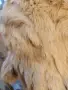 Зимно дамско яке с яка и маншети естествен косъм, снимка 3