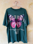 Зелена тениска с пеперуда 100% памук М размер 🦋, снимка 1 - Тениски - 44767181