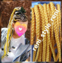 Опашки от плетени плитки за коса с еластичен ластик   , снимка 5