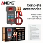 Тестер за диагностика на автомобилни акумулатори, 12V, ANENG BT172, снимка 1