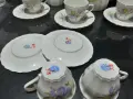 Стар български костен порцелан Бононя сервиз за кафе , снимка 4