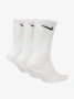 Оригинални Нови Чорапи Nike Cushioned Training Crew Socks (3 Чифта бели), снимка 3