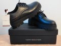 Оксфордки Tommy Hilfiger Leather LAce Up Shoe 37ми номер 23.5см стелка FW0FW06780 Black чисто нови, снимка 1