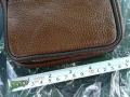 КАФЯВА КОЖЕНА ЧАНТА 1907251817, снимка 12