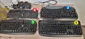 ⌨️ Четири клавиатури Logitech, Delux и Мултимедийна – поотделно или комплект, снимка 1
