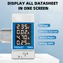 Taxnele TXM05 4-в-1 AC монитор 100A за DIN шина, снимка 3
