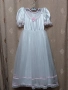 Детска бяла дълга рокля за шаферка / булка /, снимка 2