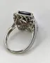 Красив сребърен 925 Пръстен с Натурален Раух Топаз (Опушен Кварц) и Циркони!, снимка 8