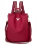 Елегантна дамска раница в бордо, снимка 7