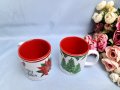 Неупотребявани чаши за чай / мляко с коледни мотиви , снимка 7