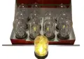 Кристална коледна стъкленица с LED светлина, снимка 1