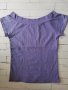 Модерна лилава дамска блузка S, снимка 1 - Тениски - 37154132