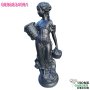 Статуя от бетон фигура девойка с кошница Андромеда