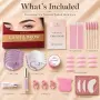 Нов YSEN'S Lash Lift Kit 4 в 1 Комплект за мигли и ламиниране на вежди козметика жени красота, снимка 4
