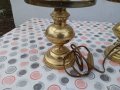 Стари немски метални настолни лампи, снимка 2