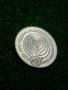 сребърна монета от 5 лева 1979г. "100г. Съобщения", снимка 3