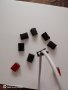 Черни пластмасови самозалепващи държач държачи за кабел на смартфон телефон таблет и други, снимка 7