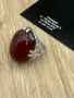 Сребърен пръстен със бакелит 925/5,61 грама, снимка 5