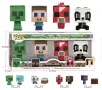 Комплект 4 броя Трансформиращи се фигурки 2в1 Майнкрафт, Minecraft Funko Pop фигура , снимка 1