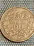 Сребърна монета 50 стотинки 1913г. Княжество България Княз Фердинанд първи 34817, снимка 5