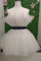 Къса Ефирна Тюлена Рокля Без Презрамки - Различни Цветове  Код Roni33, снимка 8