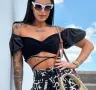 Дамски черен топ Avin / Бюстие Junona / Панталони Lucy / Боти Daris / Сандали / Рокля , снимка 1