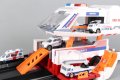 Линейка трансформираща се в паркинг със спасителни машини, снимка 1 - Играчки за стая - 42066058