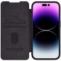  Nillkin - Qin Pro Leather Case - iPhone 15 Pro Max - Black, снимка 1 - Калъфи, кейсове - 44211115