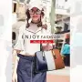 ADITAM дамски сет чанти 4 части с дръжки и кросбоди, снимка 5