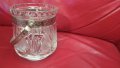 Кристални чаши за алкохол, кристална ледарка от един лот, снимка 12