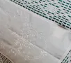 Тишлайфер за маса с бродирани флорални елементи и дантела на една кука , снимка 7