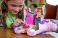 Polly Pocket Micro, парти комплект еднорог, играчка розов еднорог с лилава коса, 25 играчки изненади, снимка 2
