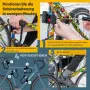 Катинар / ключалка за велосипед SIGTUNA U-Lock с 1,2 м стоманена верига и 3 ключа – жълт НОВ, снимка 4