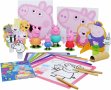4 играчки фигурки на прасенцето Пепа Peppa pig + Изкуство и занаяти, снимка 1 - Други - 42121460