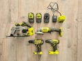 Сет акумулаторни инструменти Ryobi (Риоби), снимка 2