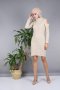 Намаление   нова кремава плетена рокля, снимка 1 - Рокли - 42688146