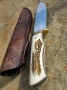 Ръчно изработен нож Еленски рог, снимка 1