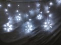 LED Висулка със" Снежинки и Звезди" 2.50м х 60см 400лампи с Опция Снаждане, снимка 1 - Лед осветление - 38583553